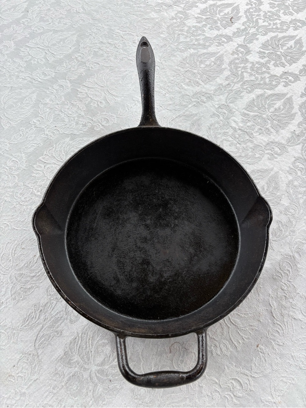 Large Lagostina cast iron frying pan
